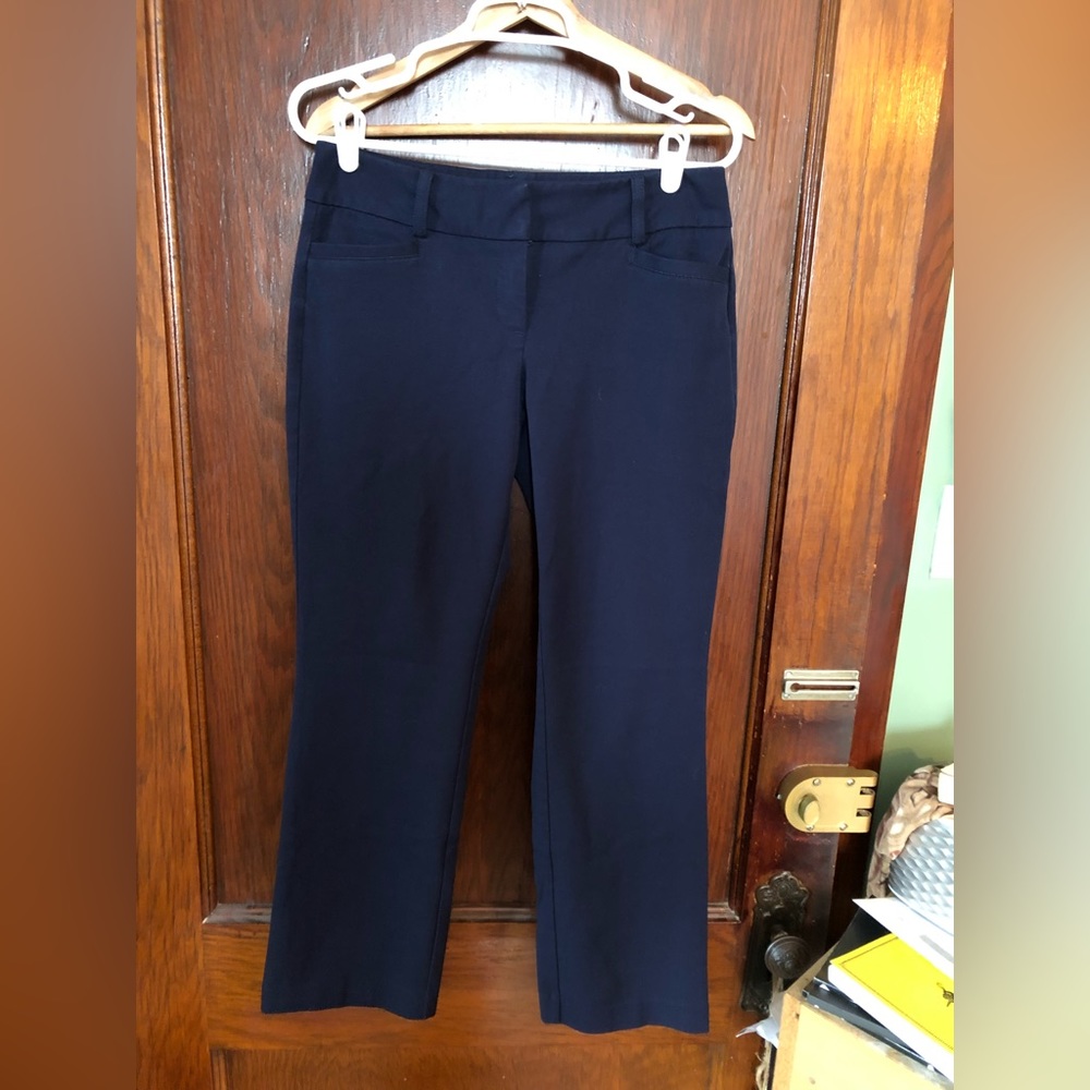 7th Avenue Design Studio NY / Navy Pants / Excellent Condition / Petite